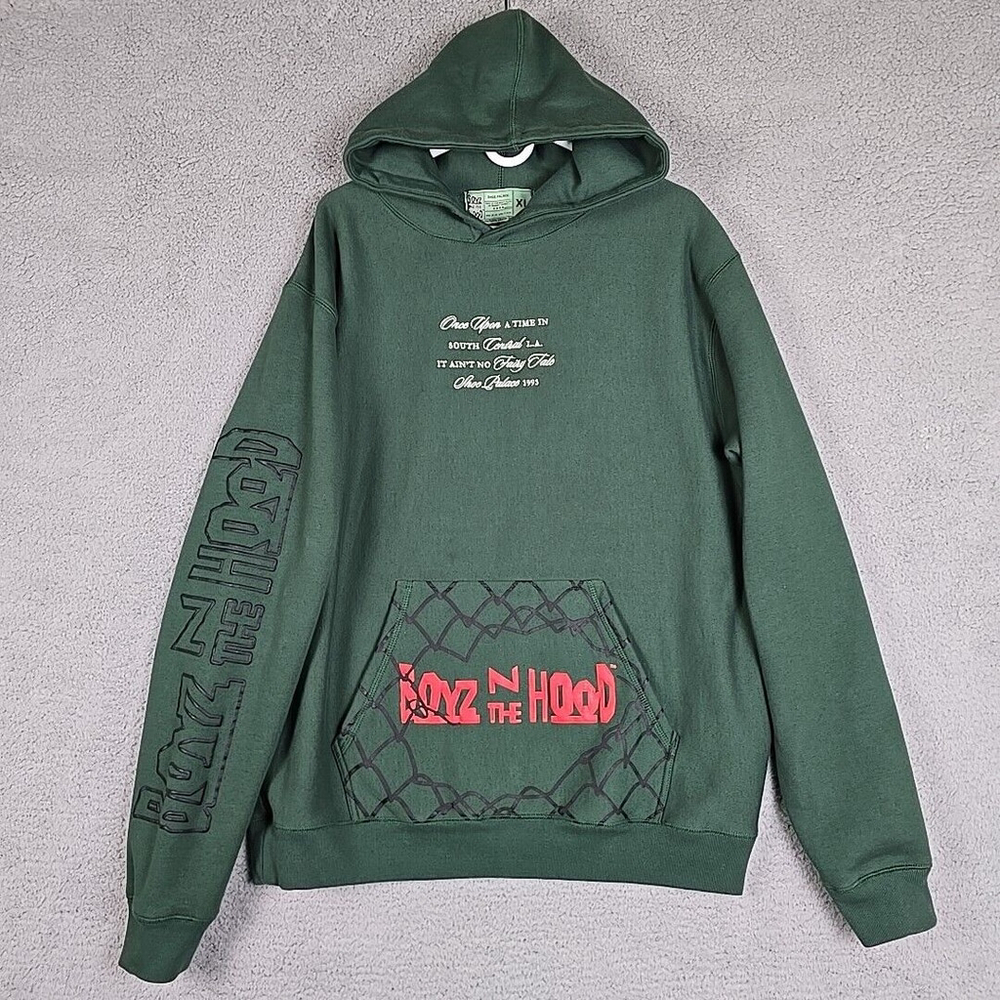 Boyz N The Hood Hoodie Sweatshirt Mens Xl X-Large Shoe Palace Green